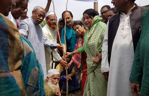 ছাতনী বধ্যভূমিতে ৩০ লাখ বৃক্ষ রোপণ কর্মসূচির উদ্বোধন